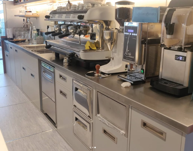 Top cucina inox
